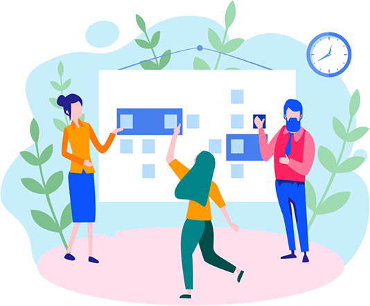 Digital strategy and website growth illustration